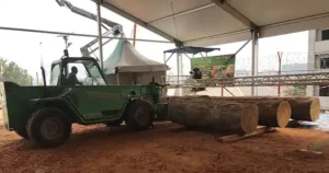 Scierie Mobile Ecopro Salon International Entreprise Pme Partenariat Yaounde Cameroun 2019 2